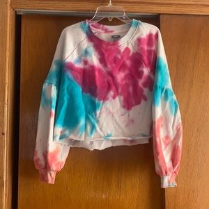 -Aerie cropped tie dye sweater